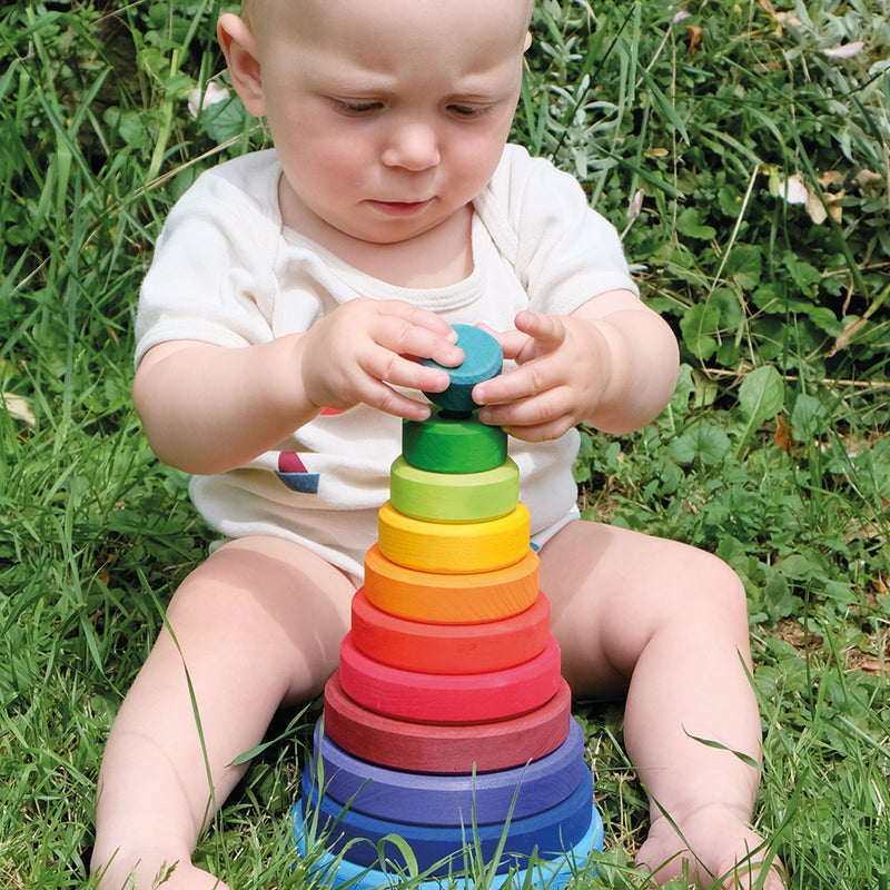 Rainbow Stacking Tower, Large