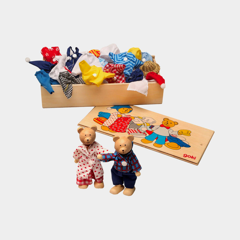 Dress-up Wooden Bears