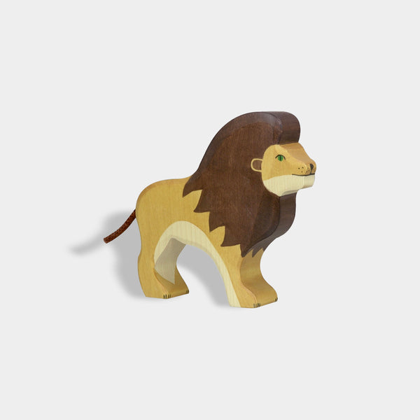 Wooden lion toy deals