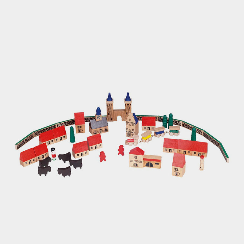 My Little Village Wooden Set