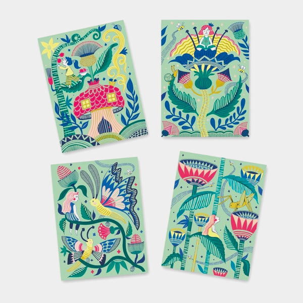 Pastel Scratch Colouring Kit