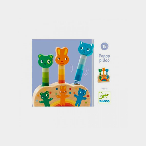Popop Pidoo Wooden Jumping Toy