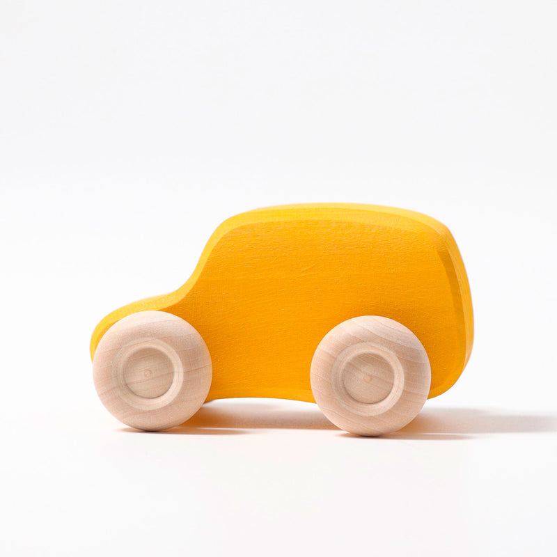 Push along wooden cars