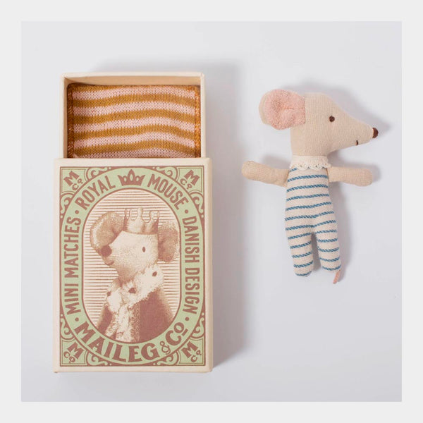 Sleepy-Wakey Mouse, Boy | Maileg