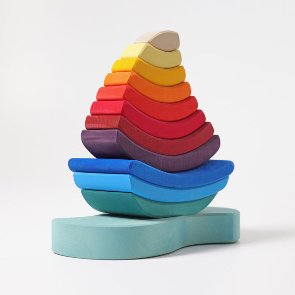 Rainbow Stacking Boat