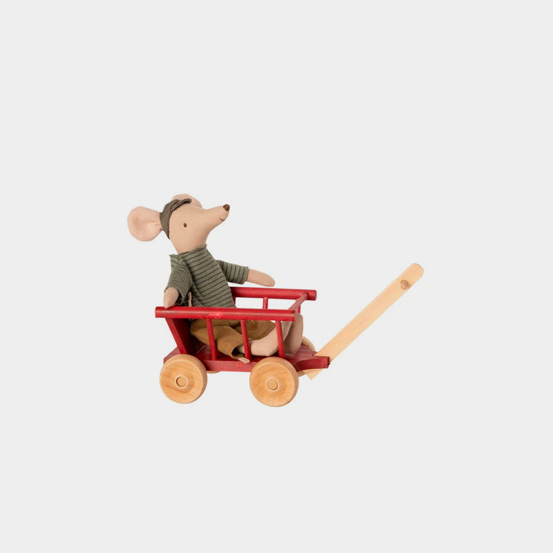 Red Mouse Wagon | Maileg